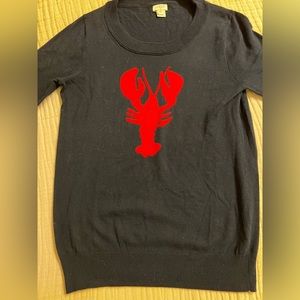 J. Crew Lobster lightweight sweater